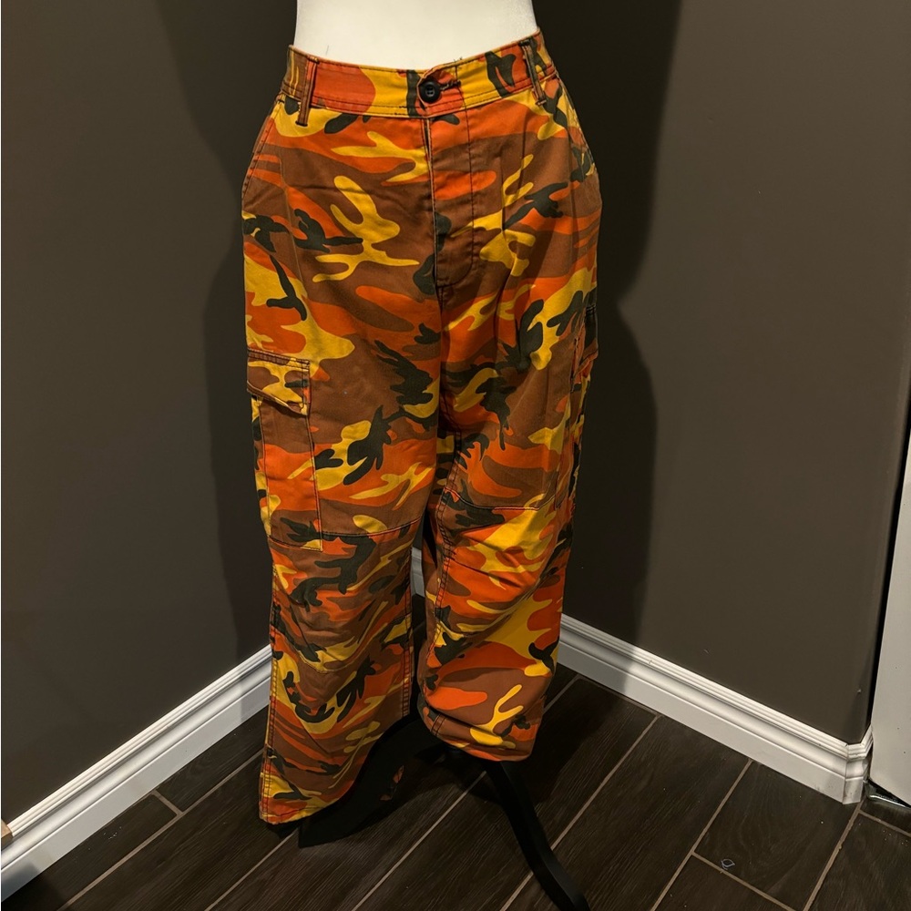 Orange Camo Pants